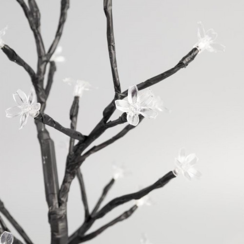 Куст Цветы 45 см., 24 теплых LED, пост.свечение, батарейки ААх3, USB, Luazon Lighting  (7943795)