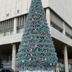 Уличная елка Уральская изумрудная 8 м., каркасная, ПВХ, Green Trees (GT8URPVCBL)