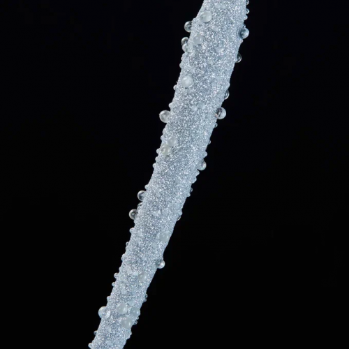 Сосулька Хрустальная капель 15 см., серебро, Christmas De Luxe (88892) в Санкт-Петербурге