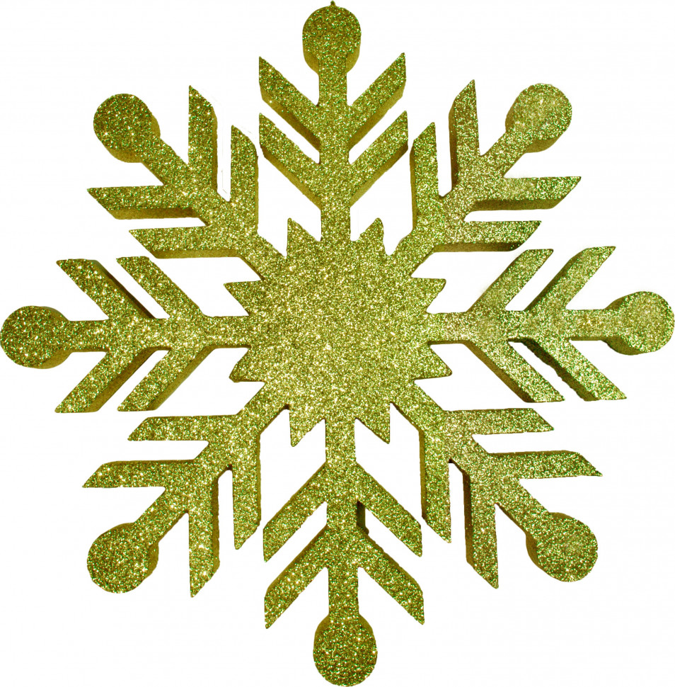 Снежинка из пенофлекса Резная 300 мм., золото, ПромЕлка (CP-300GOLD) в Белгороде