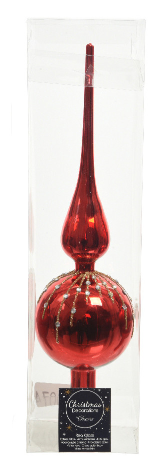 Елочная макушка Новогодний Шарм -Бисер 31 см., стекло, Kaemingk (170074/2)