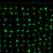 Занавес с мерцающим диодом 2*2 м., 220V, 240 зеленых LED ламп, прозрачный провод, Winner Light (G.03.5T.240+)