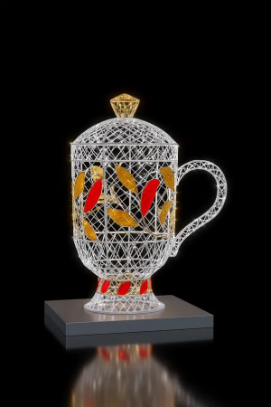 Светодиодная инсталляция Кружка 150 см., Сад Радости (SR091)