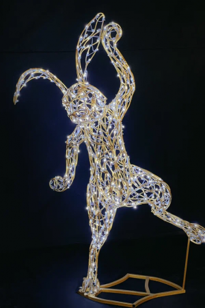 Светодиодная фигура Зайчик №9 120 см., Сад Радости (SR190) 