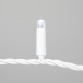 Светодиодная нить 10 м., 24 В, 100 LED, холодный белый, белый провод каучук, LTC (ECO100-8-1W)