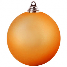 Набор пластиковых шаров 70 мм., оранжевый матовый, 6 шт., Snowmen (ЕК0395)