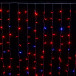 Занавес с мерцающим диодом 2*3 м., 220V, 320 красных LED ламп, прозрачный провод, Winner Light (R.03.5T.320+) в Санкт-Петербурге