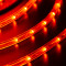 Дюралайт светодиодный 2-х проводной, диаметр 10 мм., 220В, оранжевые LED лампы 30 шт на 1 м., бухта 100 м., статика, Teamprof (TPF-DL-2WH-100-10mm-240-O)