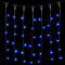 Светодиодный занавес 2*2 м., 400 синих LED ламп, черный провод ПВХ, Beauty Led (PCL402-11-2B)