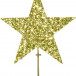 Макушка звезда 30 см., золото, УКРАШЕНИЕ ДЛЯ ВЫСОТНОЙ ЕЛКИ (MZ-300GOLD)