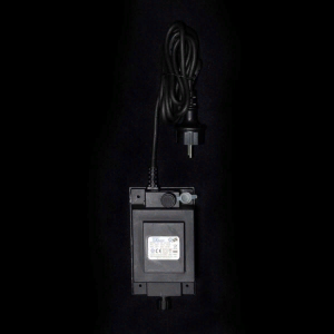 Трансформатор 120W. для силиконовых нитей 24В, до 3000 LED, провод черный каучук, IP65, Beauty Led (EA120-3000L)