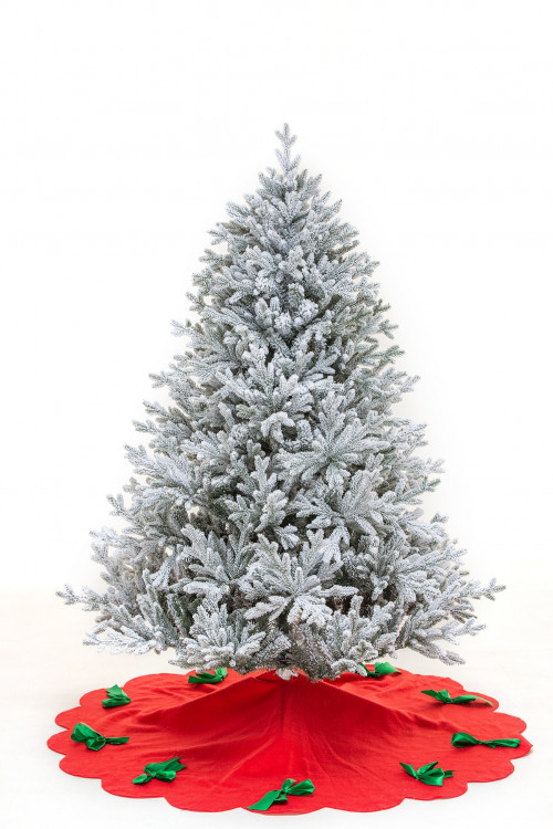 Искусственная елка Имперская заснеженная 210 см., литая хвоя+пвх, ЕлкиТорг (145210) в Санкт-Петербурге