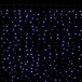 Занавес с мерцающим диодом 3*3 м., 220V, 600 холодных белых LED ламп, черный провод, Winner Light (w.03.6B.600+)