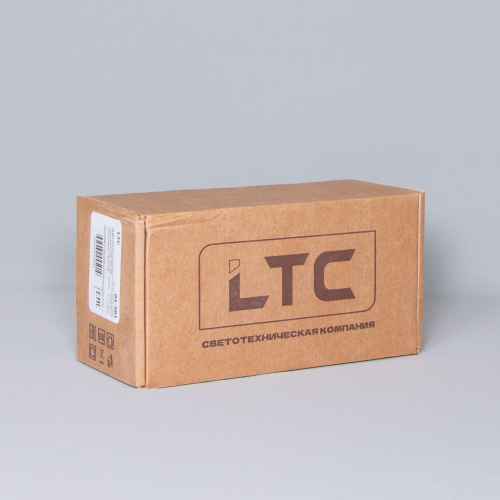 Светодиодная нить 10 м., 24 В, 100 LED, холодный белый, серый провод каучук, LTC (ECO100-5-1W)