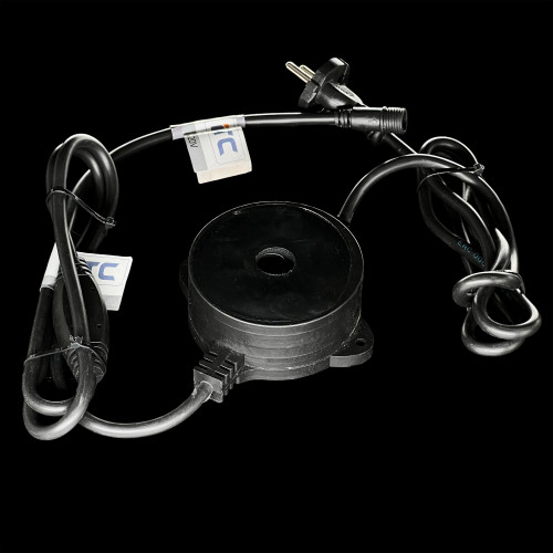  Тороидальный трансформатор 30W. с выпрямителем для нитей 24В., до 600 LED, провод черный каучук, IP65, Beauty led (T24-30)