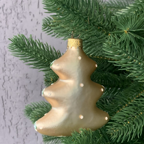 Елочное украшение Елочка пейзаж, стекло, Витус (А268)