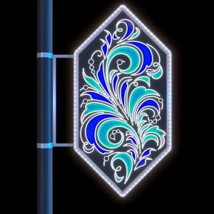 Светодиодная консоль Морозные узоры 140 см., Сад Радости (SR389)