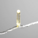 Светодиодная гирлянда 10 м. с колпачком, 100 LED, шампань, 220 В, статика, прозрачный провод ПВХ, IP65, LTC (PST100CAP-10-2CH)