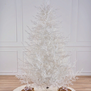 Искусственная елка Лесная Симфония белая 210 см., 100% литая хвоя, Max Christmas (ЕЛСМБ21)