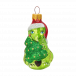Елочное украшение Дракончик с ёлочкой h-6,5 см., в подарочной упаковке, Коломеев (ФУ-742/2)
