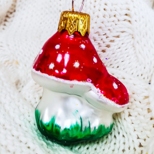 ФУ-195 Елочное украшение Грибочки 6 см., Коломеев