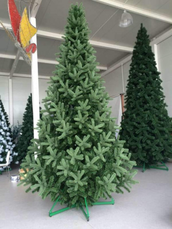 Искусственная елка Европейская Премиум 7,5 м., литая хвоя+пвх, Green Trees (GT7,5EVR)