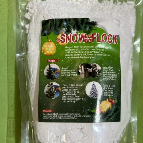 Снег искусственный мелкая фракция 120 гр., ЕлкиТорг (15514) в Санкт-Петербурге