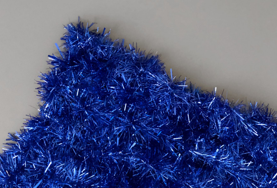 Gloss Net, сетчатый ковер из мишуры на проволочном каркасе, синий, 5,5*0,9 м., Teamprof (TPF-GLNT-5m-B)