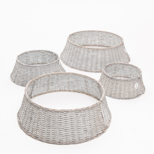 Корзина под елку Кантри Стайл 50*40*22 см., светлое дерево, разборная, ЕлкиТорг (50-231) в Санкт-Петербурге