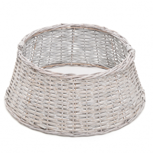 Корзина под елку Кантри Стайл 50*40*22 см., светлое дерево, разборная, ЕлкиТорг (50-231)