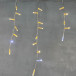 Светодиодная бахрома с колпачком 4,9*0,5 м., 189 теплых белых LED ламп, мерцание, прозрачный провод ПВХ, IP65, Beauty Led (PIL189BLWCAP-10-2WW) в Санкт-Петербурге