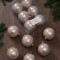 Набор пластиковых шаров Анет 80 мм., жемчужный перламутр, 6 шт., ЕлкиТорг (150324)