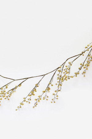 Декоративная гирлянда, цвет золотой 120 см. (RS1T763)