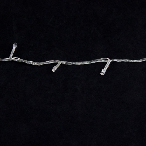 Светодиодная нить 7 м., 220V, 100 холодных белых LED ламп, контроллер, прозрачный провод, Winner Light (w.01.5T.100-)