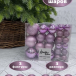 Набор пластиковых шаров Гамма 46 шт., лавандовый, ChristmasDeLuxe (86018-88076)