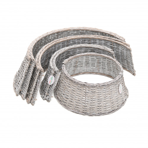 Корзина под елку Кантри Стайл 65*50*25 см., светлое дерево, разборная, ЕлкиТорг (65-231) в Санкт-Петербурге