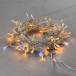 Светодиодная нить 100 экстра теплых белых LED ламп с мерцанием, 10 м., 24В., прозрачный провод ПВХ, LTC (PST100BLW-10-1EWW)