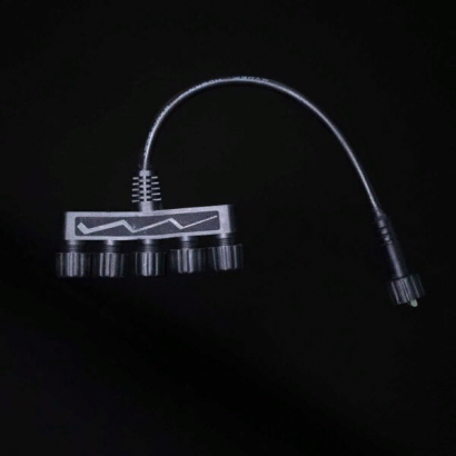 Разветвитель 5-ти лучевой для силиконовых нитей без возможности управления, 24В., провод черный каучук, IP65, Beauty Led (EC5-20)