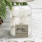 Набор пластиковых шаров Дивный 60 мм., белый, 12 шт., Christmas De Luxe (87050)