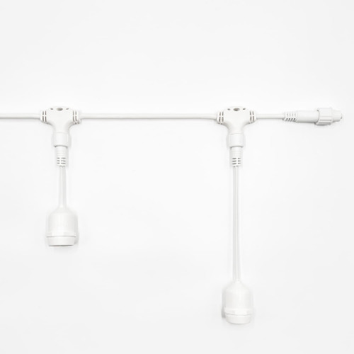 Белт-Лайт UNIBELT 5 м., провод белый Каучук, шаг 50 см., 10 подвесных патронов, IP65, LTC (UBL5m/10L-8) в Санкт-Петербурге