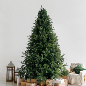 Интерьерная искусственная елка Финская Премиум 3 м., ствольная, Литая хвоя+ПВХ, Green Trees (GT3FIN)