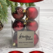 Набор пластиковых шаров Дивный 60 мм., бордо, 12 шт., Christmas DeLuxe (87556)