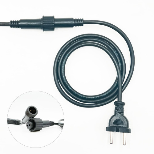 Белт-Лайт UNIBELT 5 м., провод черный Каучук, шаг 100 см., 5 подвесных патронов, IP65, LTC (UBL5m/5L-1) в Санкт-Петербурге