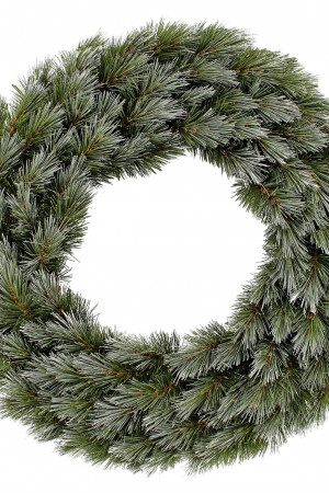 Венок хвойный Женева заснеженный 60 см, Triumph Tree (73105)