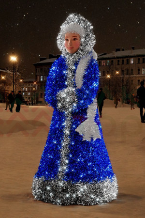 Светодиодная фигура из мишуры Снегурочка 1.8 м., Conso (3DGR88)