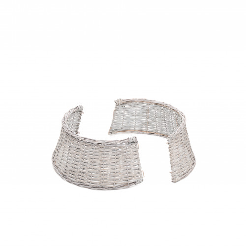 Корзина под елку Кантри Стайл 95*75*30 см., светлое дерево, разборная, ЕлкиТорг (95-231)