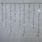Светодиодная бахрома с колпачком 3,2*0,9 м., 180 холодных белых LED ламп, черный провод ПВХ, IP65, LTC (PIL180CAP-11-2W)