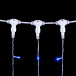 Светодиодный мерцающий занавес 2*2 м, 220V., 400 синих LED ламп, прозрачный ПВХ, Beauty Led (PCL402BL-10-2B) в Санкт-Петербурге