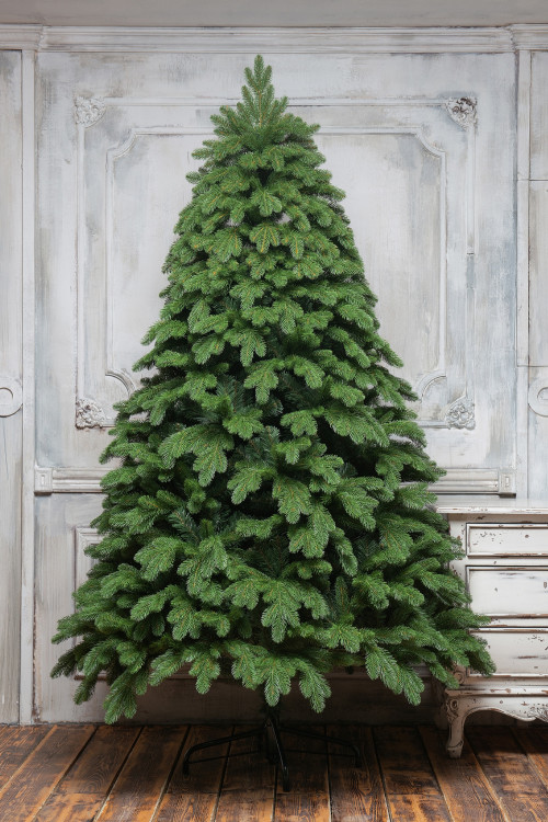 Искусственная елка Парижанка 210 см., Литая хвоя+ПВХ, ЕлкиТорг (111210)