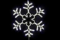 Светодиодная снежинка 60 см., белый, Winner (7111-60W)